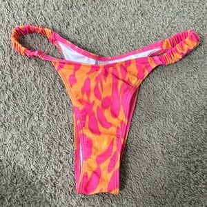 SHEIN Pink and Orange Swim Bottom